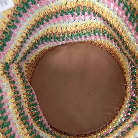 Billabong Pink and Yellow Beachy Tote Bag - Picture 4 of 7